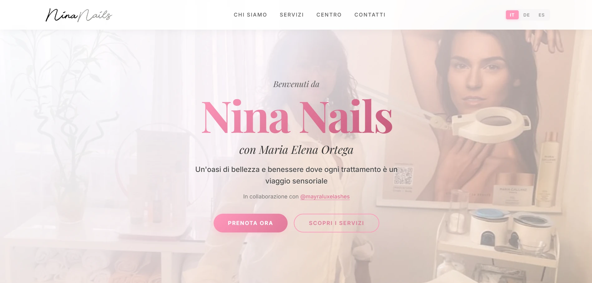 Nina Nails - Centro Estetico Locarno - Anteprima Progetto